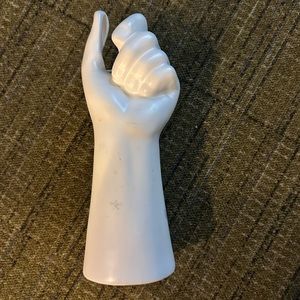 Narrow hand flower vase